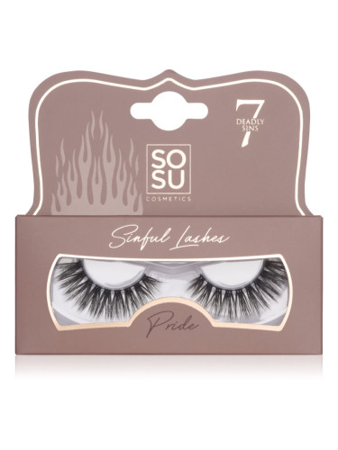 SOSU Cosmetics 7 Deadly Sins Lashes изкуствени мигли Pride 1 бр.