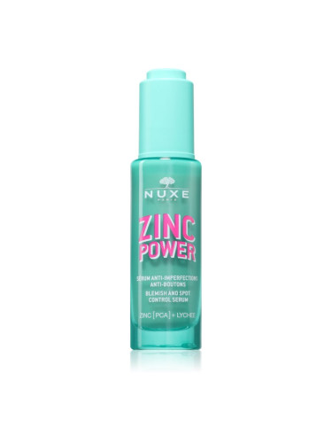 Nuxe Zinc Power Blemish And Spot Control Serum серум против несъвършенства на кожата 30 мл.