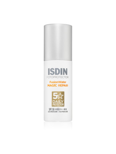 ISDIN Fotoprotector FusionWater Magic Repair защитен флуид против слънчеви лъчи SPF 50 50 мл.