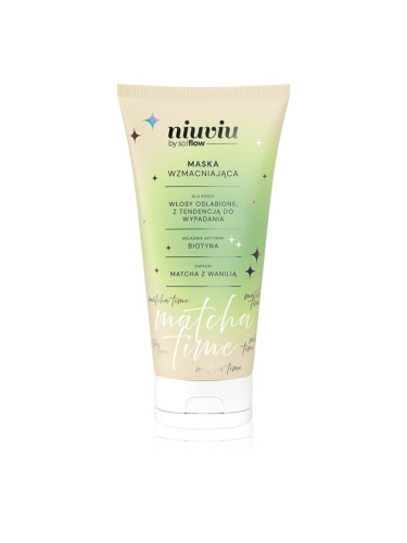 so!flow Matcha Time Strengthening Hair Mask интензивна подхранваща маска за увредена и крехка коса 200 мл.