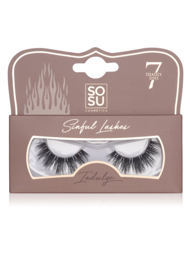 SOSU Cosmetics 7 Deadly Sins Lashes изкуствени мигли Indulge 1 бр.