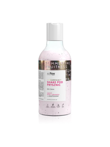 so!flow Smoothing Shower Shake душ гел за всички видове кожа Pithaja & Pomegranate 400 мл.