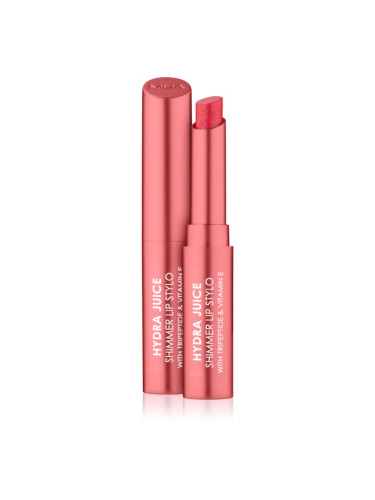 MUA Makeup Academy Hydra Juice Peptide Shimmer Lip Stylo блестящо червило с подхранващ ефект цвят Raspberry Jam 1.5 гр.