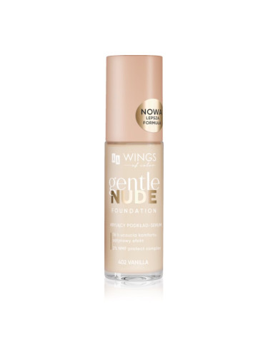 AA Wings of Color Gentle Nude Foundation течен фон дьо тен с хидратиращ ефект цвят 402 Vanilla 30 мл.