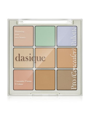 Dasique Pro Concealer Palette палитра коректори за кожа с несъвършенства цвят 01 Cover 8 гр.