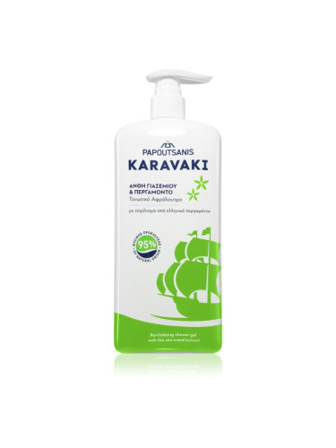 PAPOUTSANIS Karavaki Jasmin & Bergamot душ гел 750 мл.