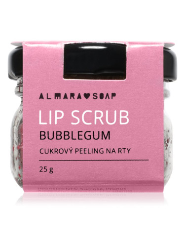 Almara Soap Scrub захарен пилинг за устни Bubblegum 25 гр.