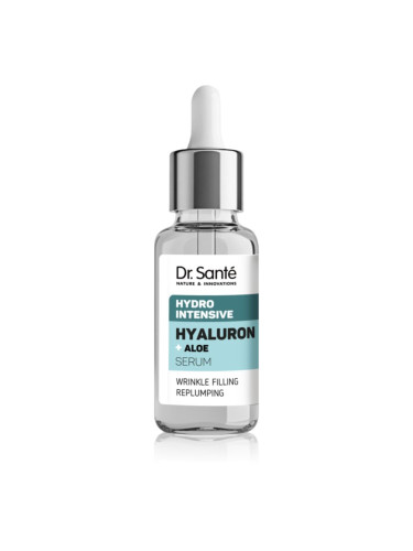 Dr. Santé Hydro Intensive Hyaluron + Aloe интензивен хидратиращ серум за всички типове кожа на лицето 30 мл.