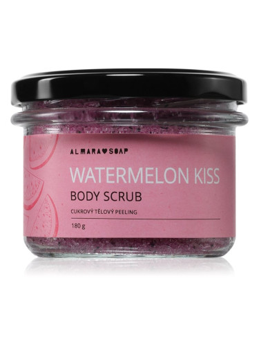 Almara Soap Body Scrub захарен скраб за тяло против целулит с аромат Watermelon Kiss 180 гр.