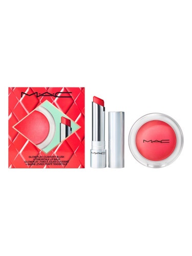 MAC Cosmetics Holiday No Work All Glow Play Kit подаръчен комплект за устни цвят Pink