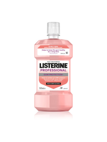Listerine Professional Gum Protection+ вода за уста за защита на зъбите и венците 500 мл.