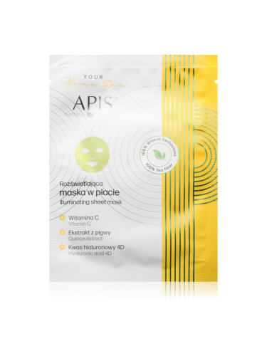 Apis Natural Cosmetics Home Spa освежаваща маска за лице 20 гр.
