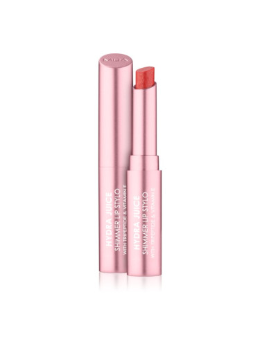 MUA Makeup Academy Hydra Juice Peptide Shimmer Lip Stylo блестящо червило с подхранващ ефект цвят Watermelon Sorbet 1.5 гр.