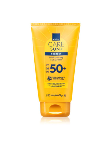 Avon Care Sun + Protect хидратиращ слънцезащитен крем SPF 50+ 150 мл.