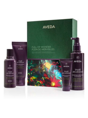 Aveda Holiday Full of Wonder: Invati™ Ultra Advanced Thickening Essentials коледен подаръчен комплект За коса