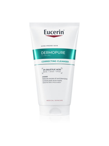 Eucerin DermoPure Clinical Correcting Cleanser ексфолиращ почистващ гел за лице и тяло 150 мл.