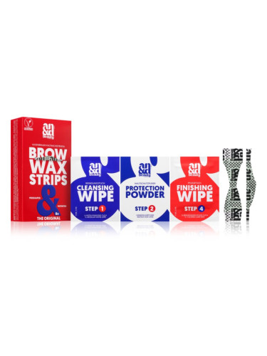 A.N.D. Beauty Wax Strips Brow восъчни ленти за епилация за вежди 8 бр.