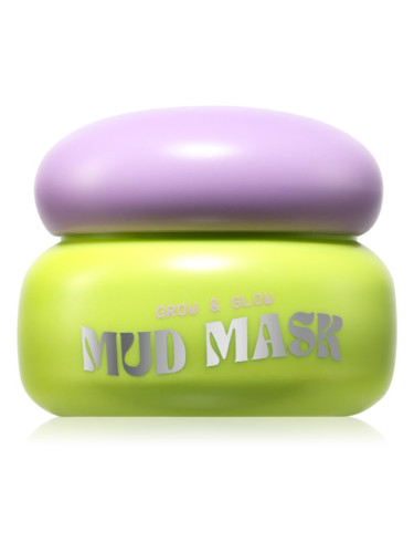 Glow Hub Glow & Grow детоксикираща маска с кал за уморена кожа 40 мл.