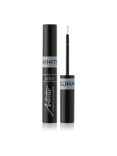 Aden Cosmetics Artistic течни очни линии цвят 02 White 3.5 мл.