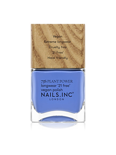 Nails Inc. Plant Power дълготраен лак за нокти цвят Soul Surfing 14 мл.
