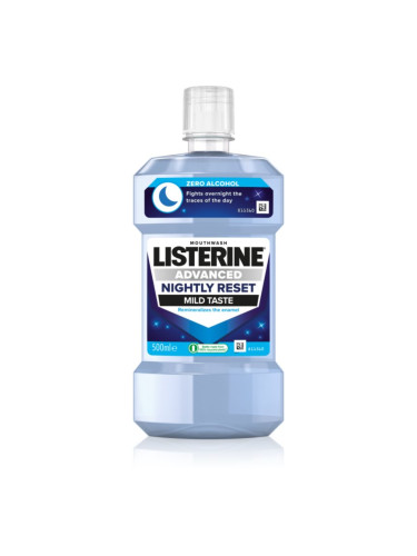 Listerine Advanced Nightly Reset реминализираща вода за уста 500 мл.