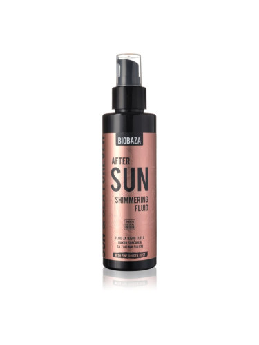 BIOBAZA After Sun флуид след слънчеви бани с блясък 150 мл.