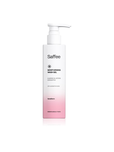 Saffee SensiDerm Moisturising Wash Gel овлажняващ почистващ гел за суха до чувствителна кожа 200 мл.