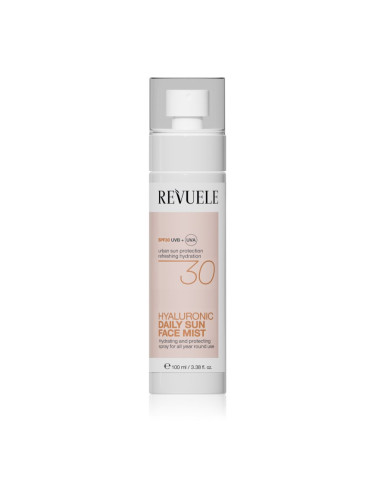 Revuele Daily Sun Hyaluronic Face Mist SPF 30 защитна мъгла с хидратиращ ефект SPF 30 100 мл.
