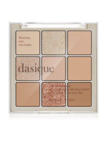 Dasique Eye Shadow Pallete палитра сенки за очи цвят 07 Milk Latte 7 гр.