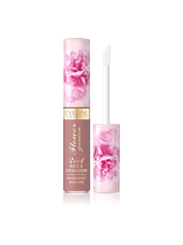 Eveline Cosmetics Flower Garden течни очни сенки 2 в 1 цвят 02 6,5 мл.