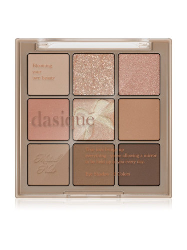 Dasique Eye Shadow Pallete палитра сенки за очи цвят 24 Muted Nuts 7 гр.