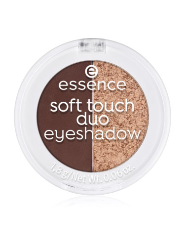 essence Soft Touch Duo дуо сенки за очи цвят 04 Mocha Muse 1 гр.