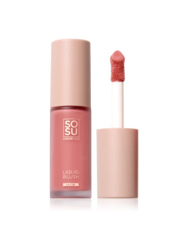 SOSU Cosmetics Liquid Blush течен руж цвят Dusk 9 мл.