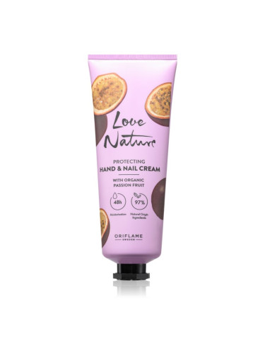 Oriflame Love Nature Organic Passion Fruit защитен крем за ръце 75 мл.