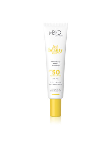 beBIO Feel Your Beauty Vibes хидратиращ защитен крем SPF 50 40 мл.