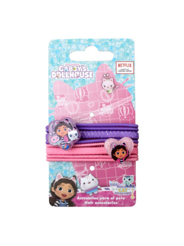 Gabby's Dollhouse Hair Accessories ластици за коса 8 бр.