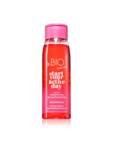 beBIO Start Your Active Day регенериращ душ гел за жени 400 мл.
