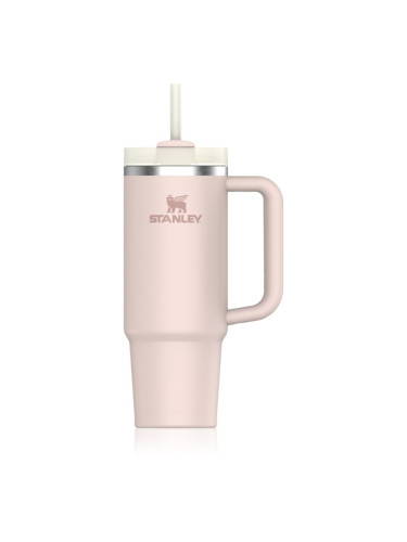 Stanley Quencher H2.O FlowState™ Tumbler неръждаема термочаша със сламка средни Rose Quartz 2.0 890 мл.