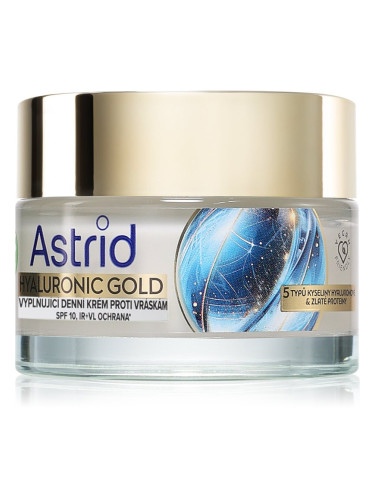 Astrid Hyaluronic Gold попълващ крем против бръчки 50 м