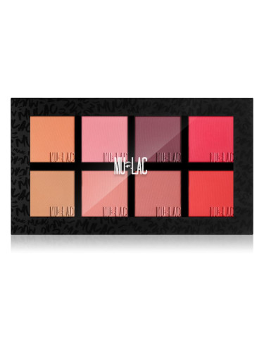 Mulac Cosmetics Moody Blushes палитра с ружове 8x6 гр.