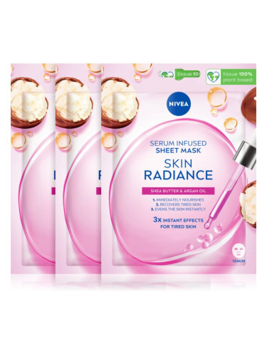 NIVEA Sheet Mask комплект платнени маски