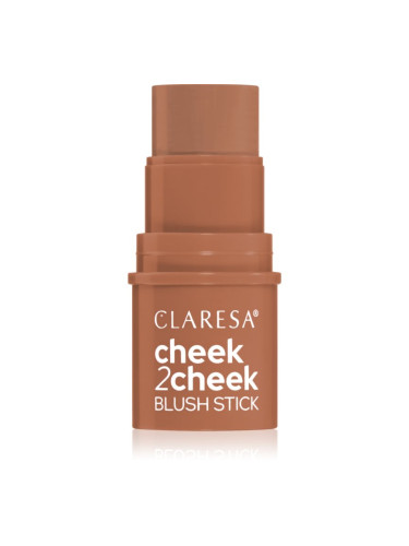 Claresa Cheek 2 Cheek бронзър-крем в стик цвят 01 Neutral Sand 6 гр.