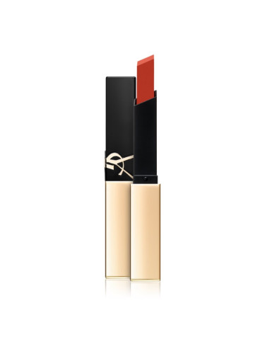 Yves Saint Laurent Rouge Pur Couture The Slim тънко матиращо червило с кожен ефект цвят 26 2.2 гр.