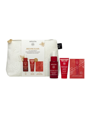 Apivita Beevine Elixir Gift Pouch коледен подаръчен комплект за стягане на кожата