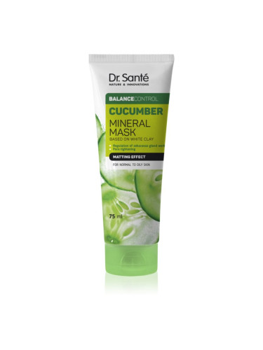 Dr. Santé Sebocontrol Cica + Zinc + AHA маска за лице за смесена и мазна кожа 75 мл.