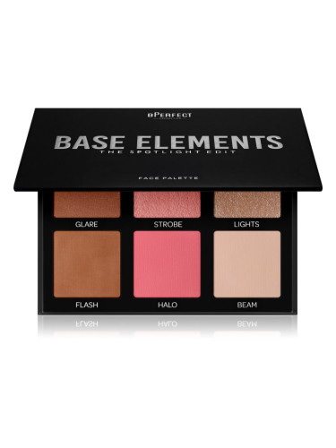 BPerfect Base Elements мултифункционална палитра за лице цвят The Spotlight 27 гр.