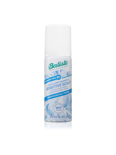 Batiste Sensitive сух шампоан за чувствителна кожа на скалпа 50 мл.