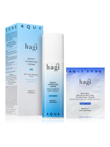 Hagi Aqua Zone дневен хидратиращ крем за нормална към суха кожа 50 мл.