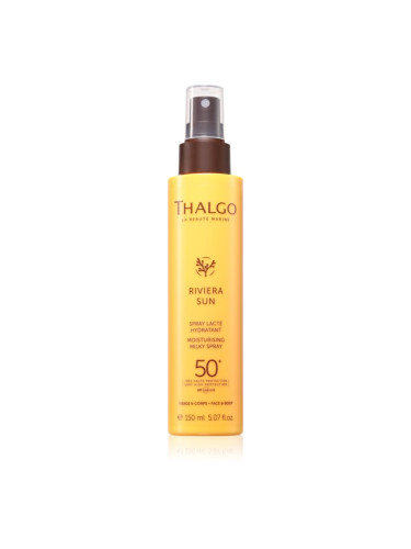 Thalgo Riviera Sun Moisturising Milky Spray SPF50+ мляко за загар в спрей SPF 50+ 150 мл.