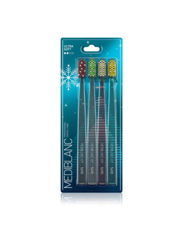 MEDIBLANC 5490 Ultra Soft Limited edition четки за зъби ултра софт 4 бр. лимитирано издание 4 бр.